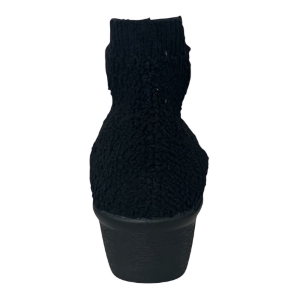 Bernie Mev Camryn Black Chenille Wedge Bootie Women’s Comfort Ankle - NWB - Picture 6 of 7